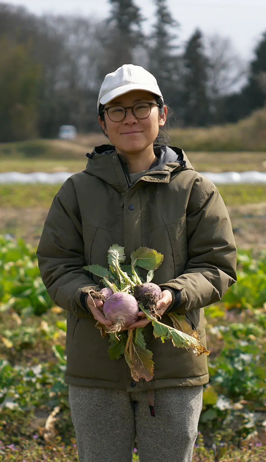 Mami Matsumoto, who grows Shinshu Turnips