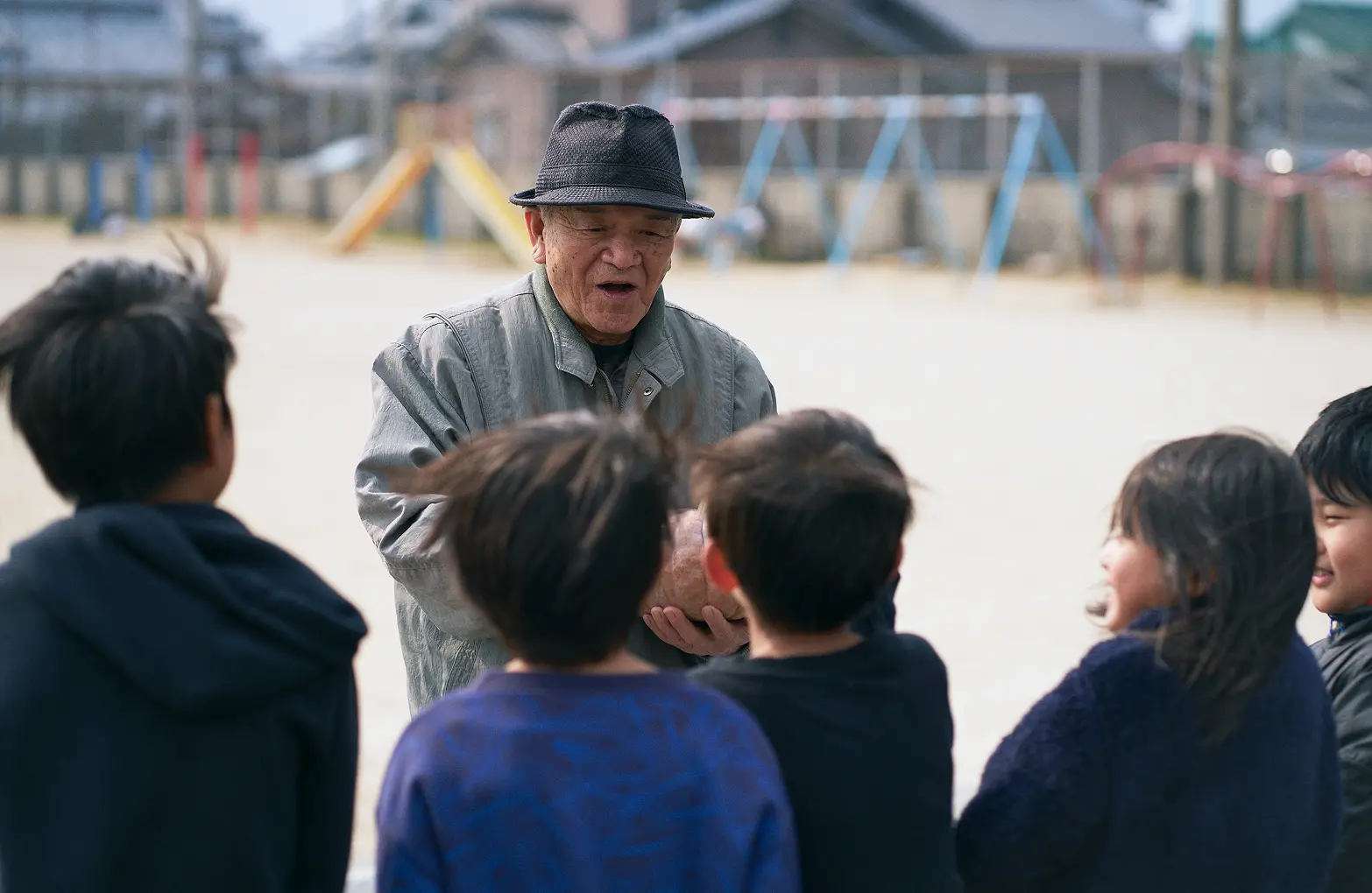 Nekota sharing the history and story of the Mikekado Pumpkin