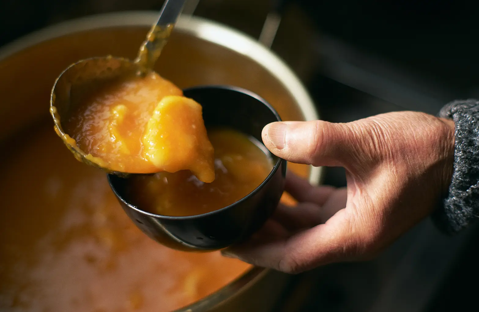 Mikekado Pumpkin dango-jiru dumpling soup